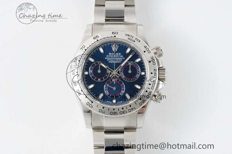 Daytona 116509 QF 1:1 Best Edition Blue Dial on SS Bracelet SA4130