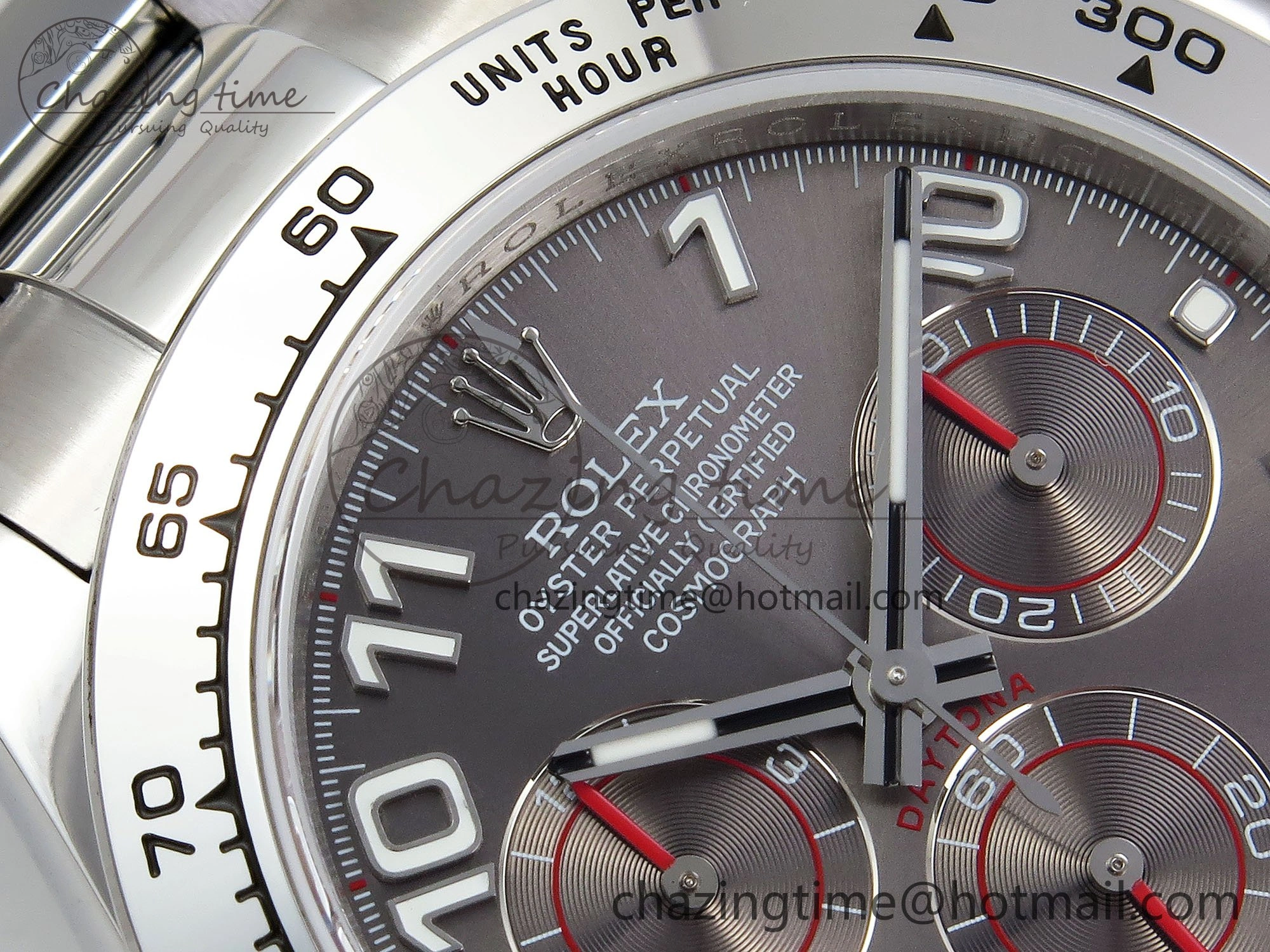 Daytona 116509 QF 1:1 Best Edition Gray Numeral Dial on SS Bracelet SH4130 V3 (Gain Weight)