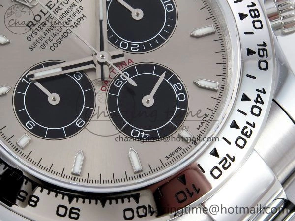 Daytona 116509 QF 1:1 Best Edition Gray Black Dial on SS Bracelet SH4130 V3 (Gain Weight)