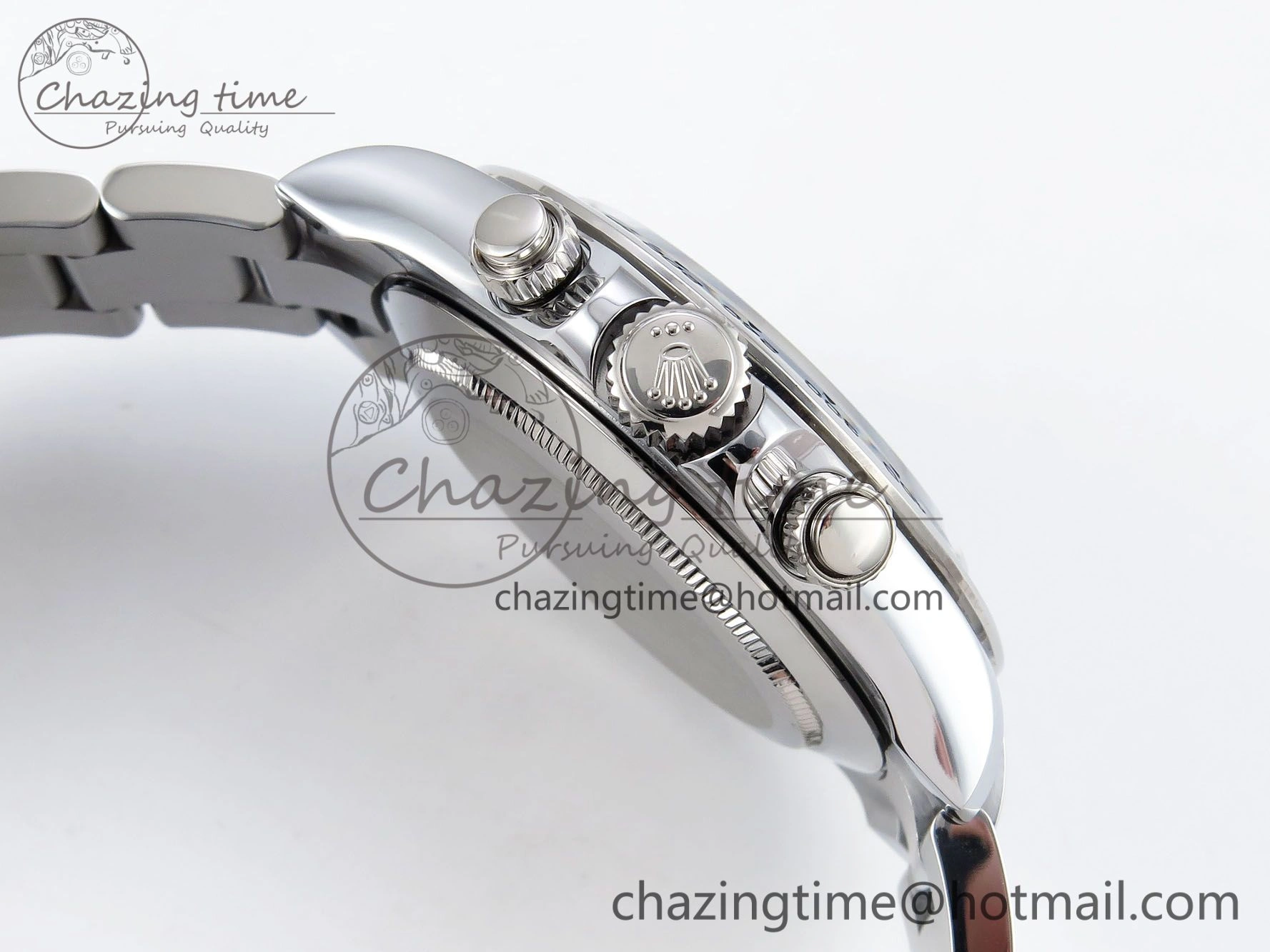Daytona 116509 QF 1:1 Best Edition Gray Black Dial on SS Bracelet SH4130 V3 (Gain Weight)