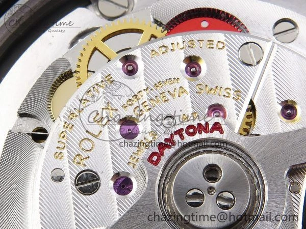 Daytona 116509 QF 1:1 Best Edition Gray Black Dial on SS Bracelet SH4130 V3 (Gain Weight)