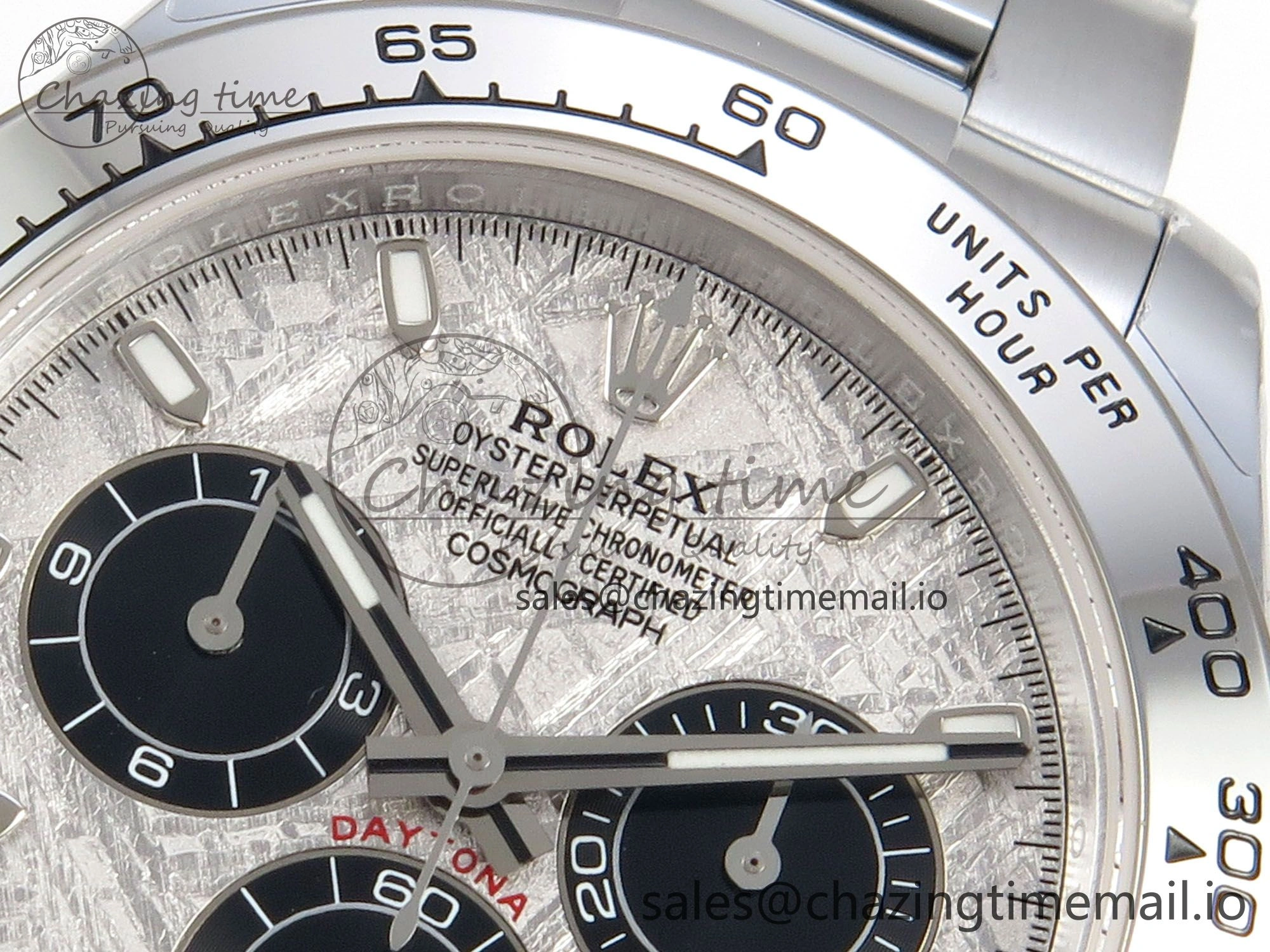 Daytona 116509 SS 3CF 1:1 Best Edition SS Bezel Meteorite Dial on SS Bracelet SH4130 V2(Mod Version)