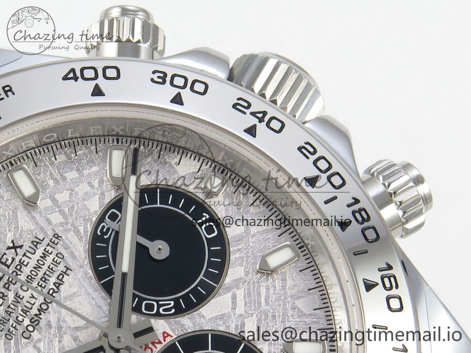 Daytona 116509 SS 3CF 1:1 Best Edition SS Bezel Meteorite Dial on SS Bracelet SH4130 V2(Mod Version)
