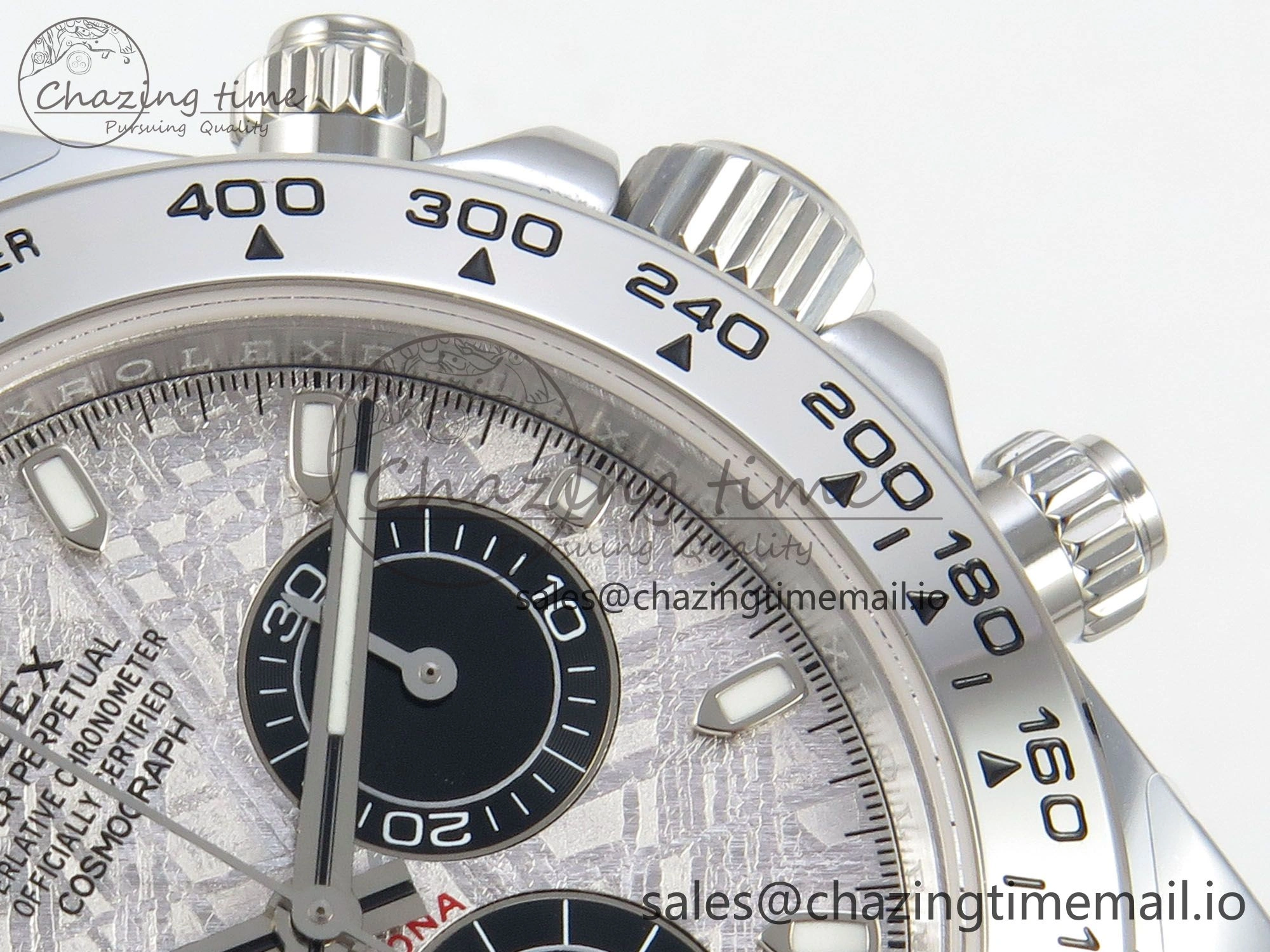 Daytona 116509 SS 3CF 1:1 Best Edition SS Bezel Meteorite Dial on SS Bracelet SH4130 V2(Mod Version)