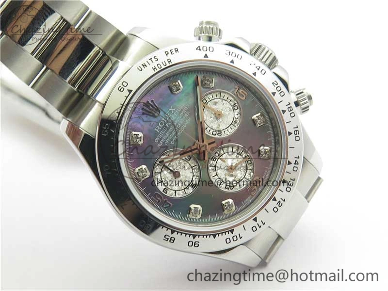 Daytona 116509 SS BLF Best Edition Gay MOP Dial on SS Bracelet A4130