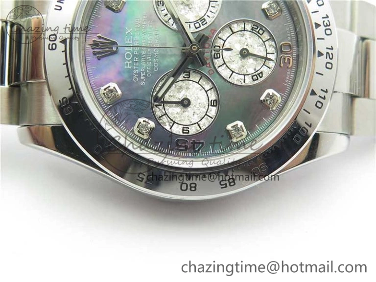 Daytona 116509 SS BLF Best Edition Gay MOP Dial on SS Bracelet A4130