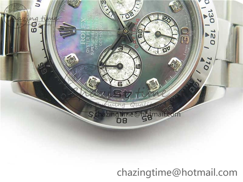 Daytona 116509 SS BLF Best Edition Gay MOP Dial on SS Bracelet A4130