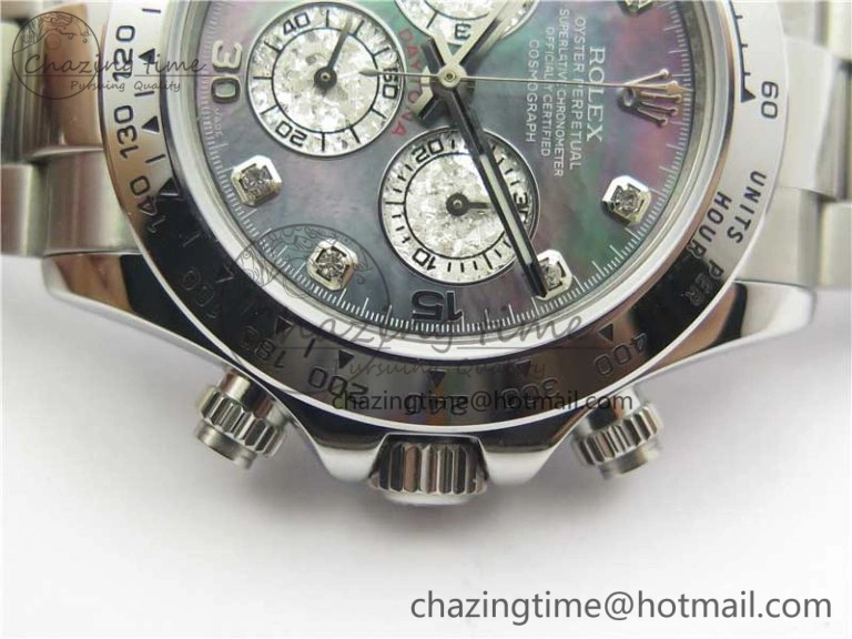 Daytona 116509 SS BLF Best Edition Gay MOP Dial on SS Bracelet A4130