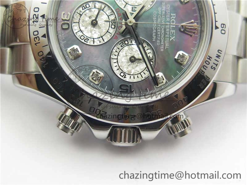 Daytona 116509 SS BLF Best Edition Gay MOP Dial on SS Bracelet A4130