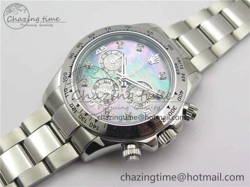 Daytona 116509 SS BLF Best Edition Gay MOP Dial on SS Bracelet A4130