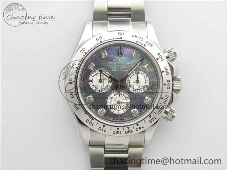 Daytona 116509 SS BLF Best Edition Gay MOP Dial on SS Bracelet A4130