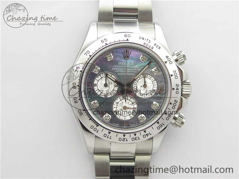 Daytona 116509 SS BLF Best Edition Gay MOP Dial on SS Bracelet A4130