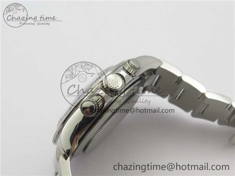 Daytona 116509 SS Noob 1:1 Best Edition 904L SS Case and Bracelet Black Dial SA4130 V3