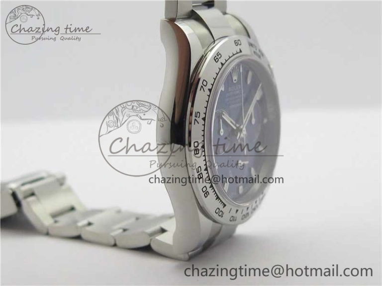 Daytona 116509 SS Noob 1:1 Best Edition 904L SS Case and Bracelet Blue Dial SA4130 V3