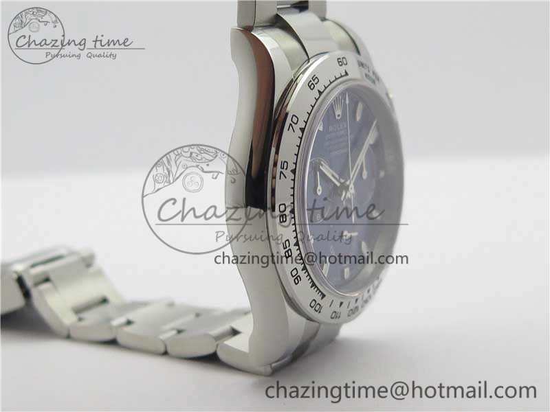 Daytona 116509 SS Noob 1:1 Best Edition 904L SS Case and Bracelet Blue Dial SA4130 V3