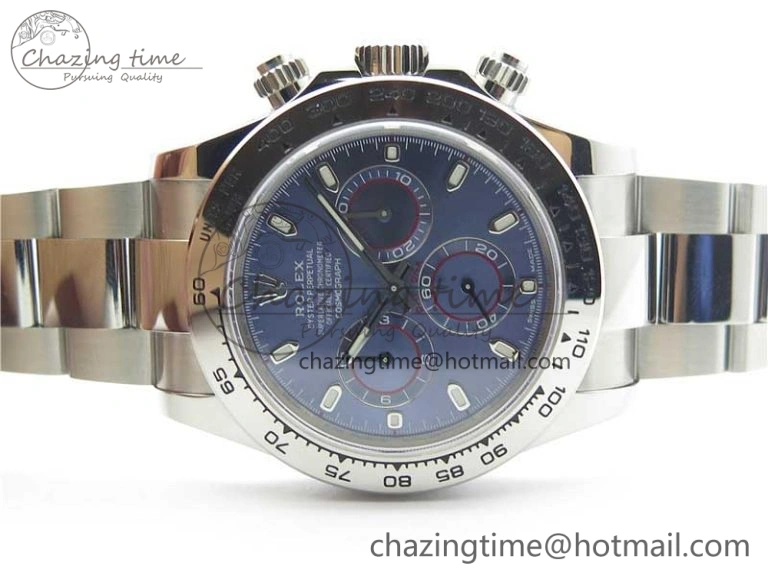 Daytona 116509 SS Noob 1:1 Best Edition 904L SS Case and Bracelet Blue Dial SA4130 V3