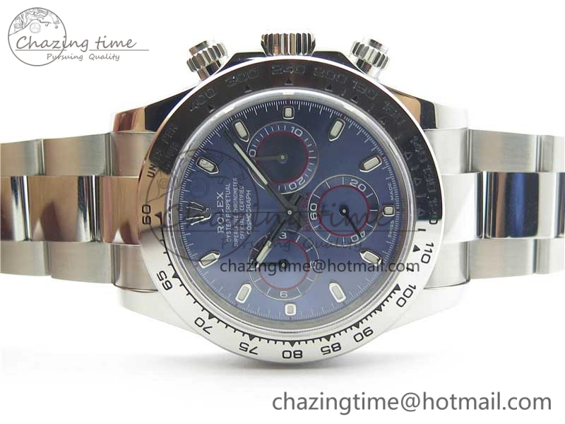 Daytona 116509 SS Noob 1:1 Best Edition 904L SS Case and Bracelet Blue Dial SA4130 V3