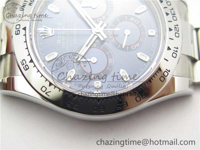 Daytona 116509 SS Noob 1:1 Best Edition 904L SS Case and Bracelet Blue Dial SA4130 V3