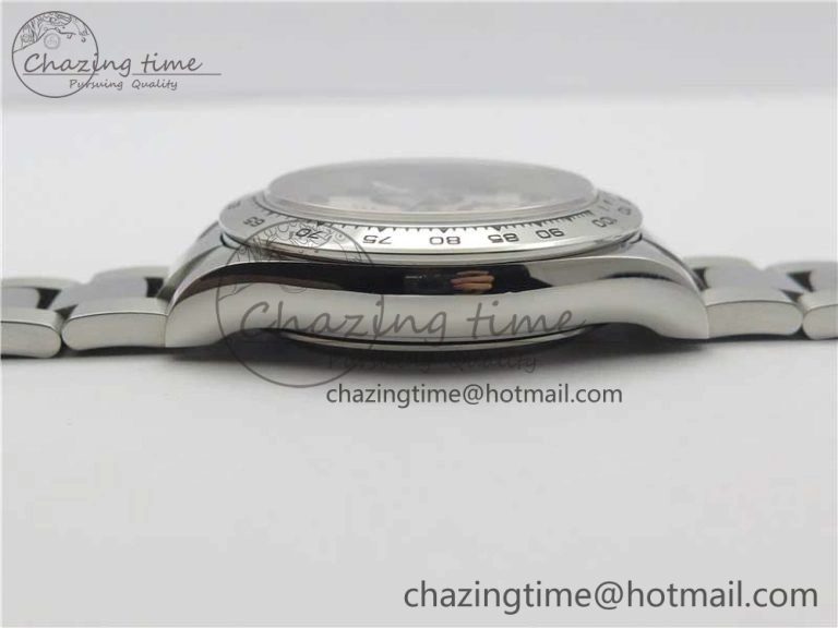 Daytona 116509 SS Noob 1:1 Best Edition 904L SS Case and Bracelet Silver Dial SA4130 V3