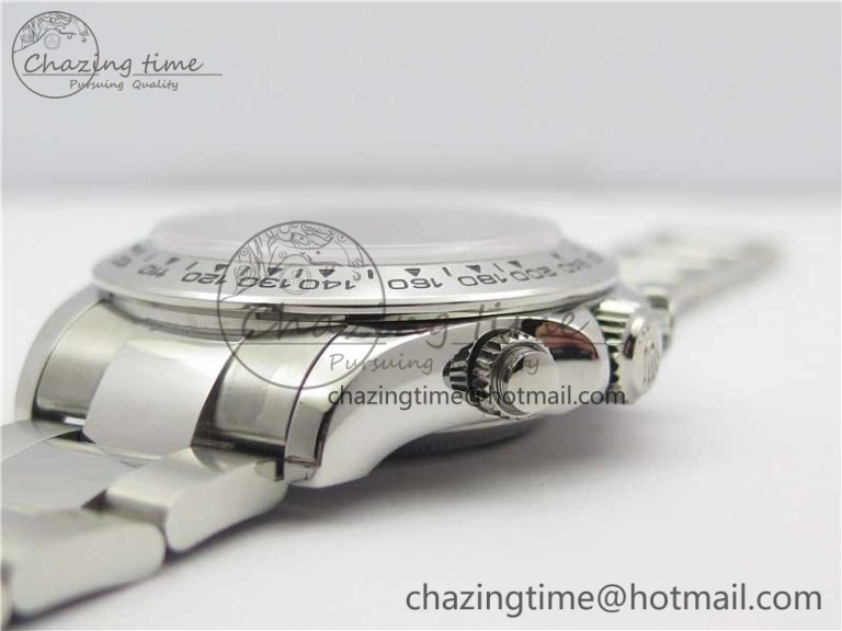 Daytona 116509 SS Noob 1:1 Best Edition Silver Dial On SS Bracelet  A7750