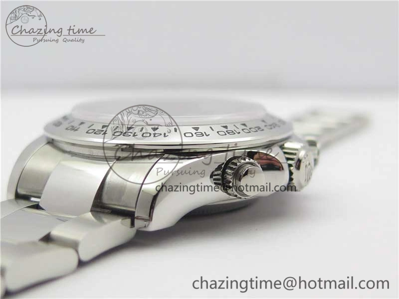 Daytona 116509 SS Noob 1:1 Best Edition Silver Dial On SS Bracelet  A7750