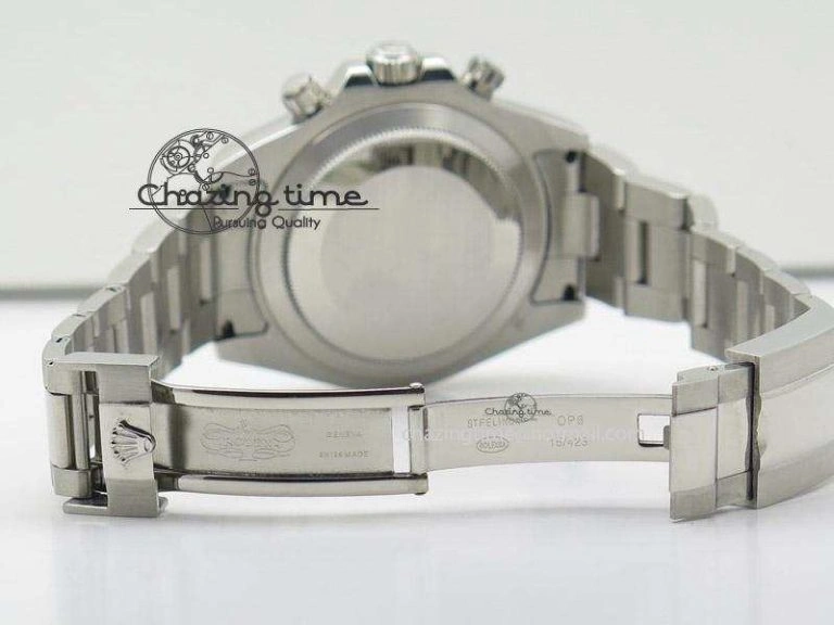 Daytona 116509 White Dial On SS Bracelet A7750 JF