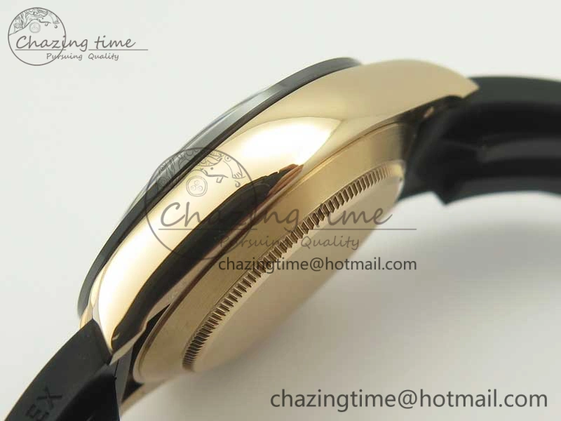Daytona 116515 ARF 1:1 Best Edition Rose Gold Dial On Black Rubber Strap A4130 Super Clone V2