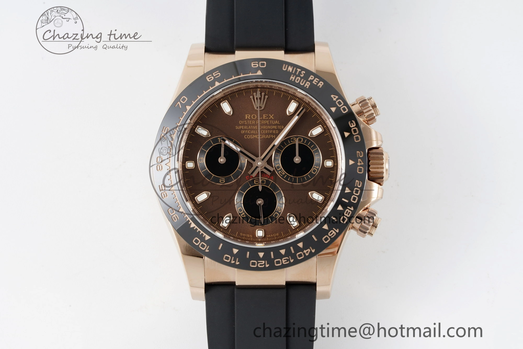Daytona 116515 BTF 1:1 Best Edition Brown Dial on Oysterflex Rubber Strap SA4130 V2