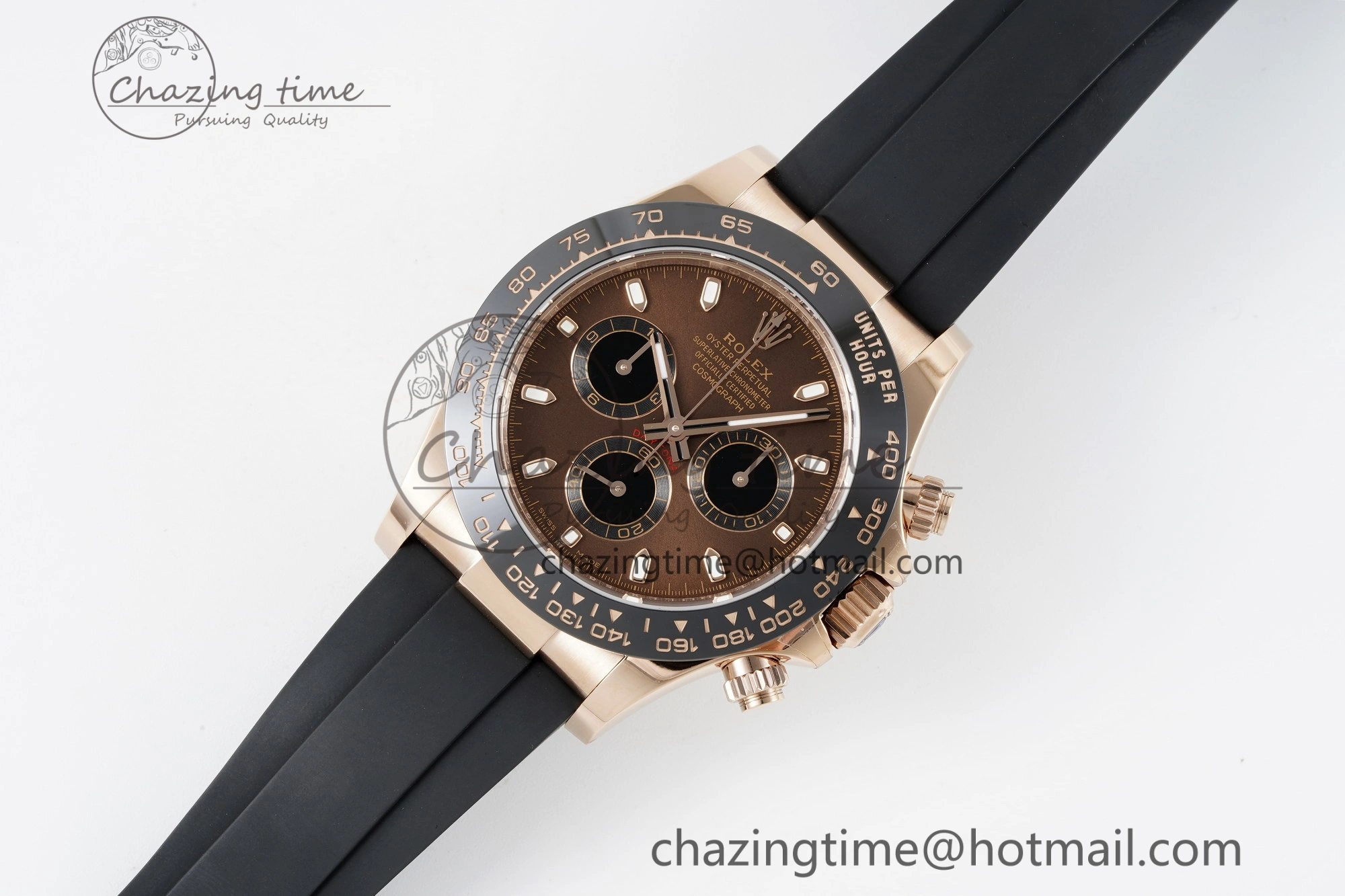Daytona 116515 BTF 1:1 Best Edition Brown Dial on Oysterflex Rubber Strap SA4130 V2