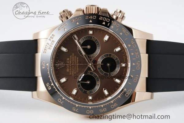 Daytona 116515 BTF 1:1 Best Edition Brown Dial on Oysterflex Rubber Strap SA4130 V2