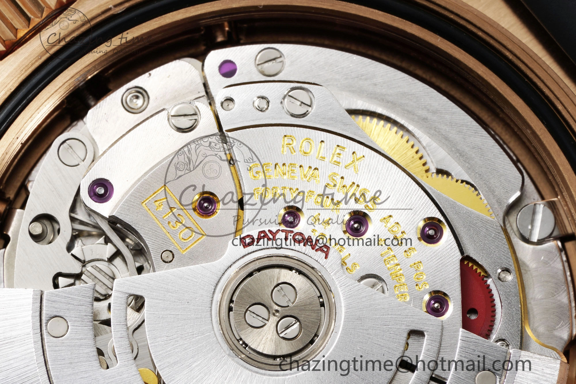 Daytona 116515 BTF 1:1 Best Edition RG Dial on Oysterflex Rubber Strap SA4130 V2