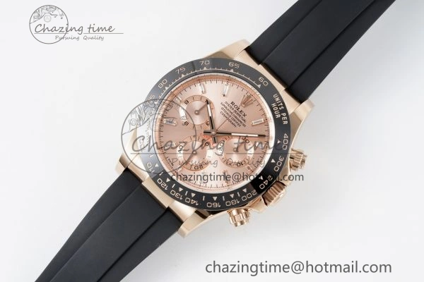 Daytona 116515 BTF 1:1 Best Edition RG Dial on Oysterflex Rubber Strap SA4130 V2