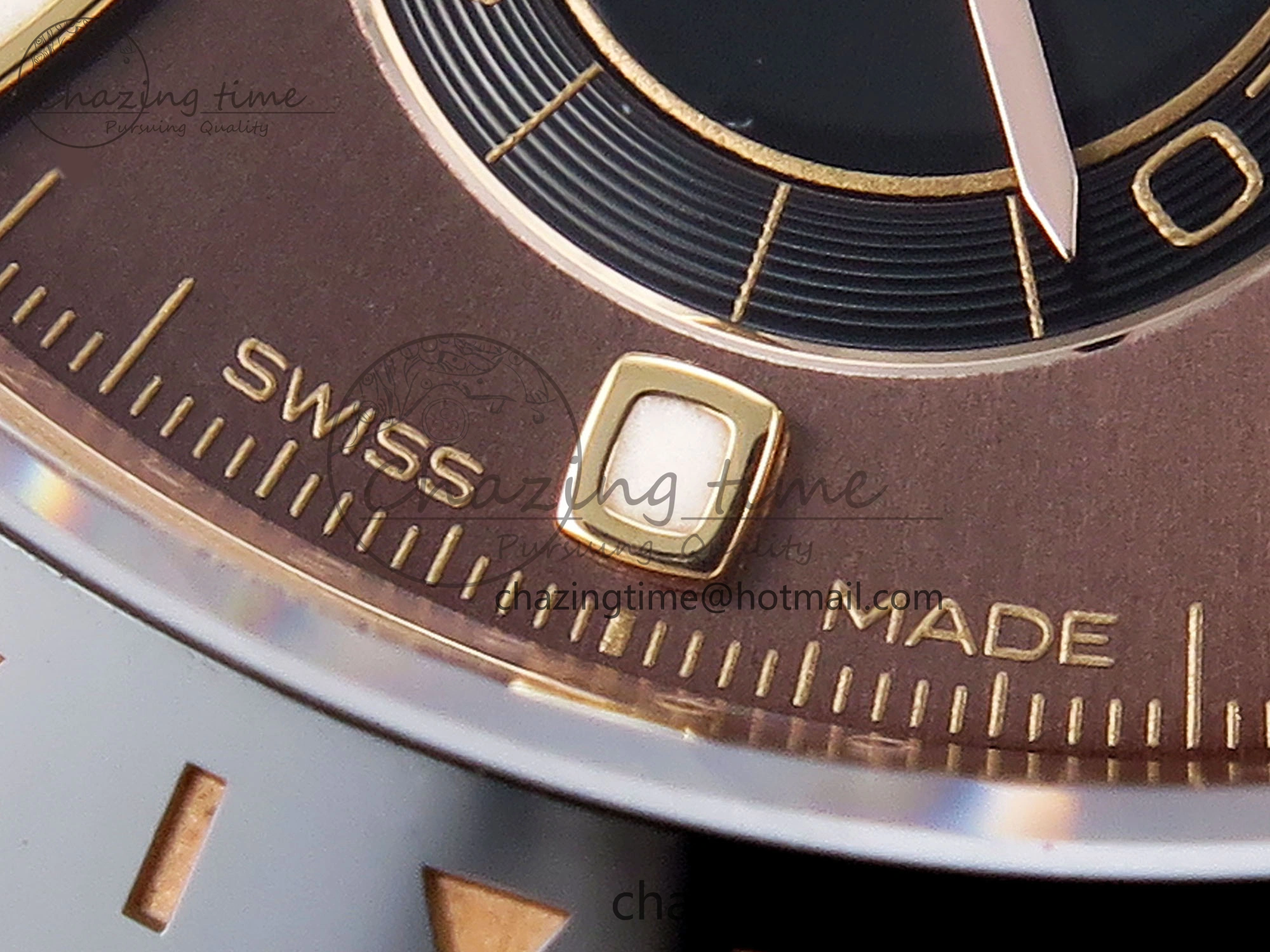 Daytona 116515 Clean 1:1 Best Edition Chocolate Dial Lume Markers on Oysterflex Strap SA4130 V2