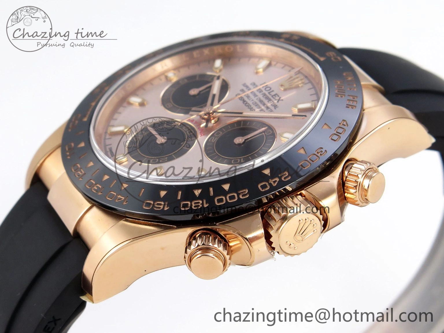 Daytona 116515 Clean 1:1 Best Edition Silver Dial RG Markers on Oysterflex Strap SA4130 V2