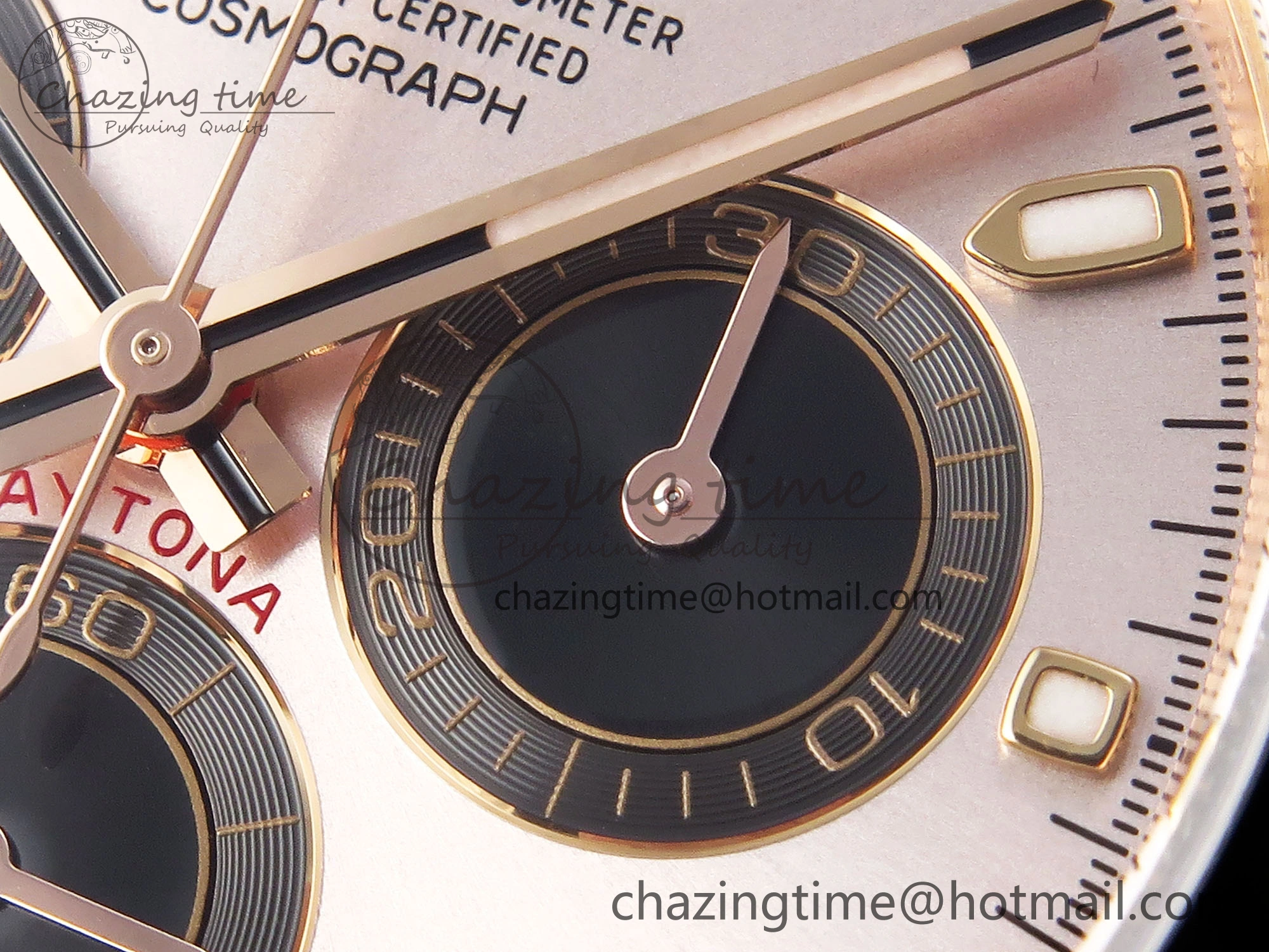 Daytona 116515 Clean 1:1 Best Edition Silver Dial RG Markers on Oysterflex Strap SA4130 V2