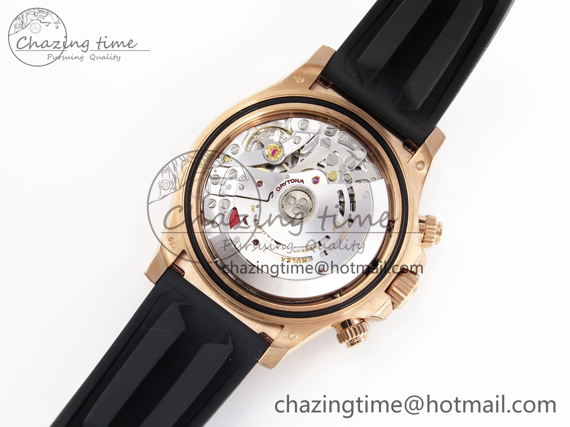 Daytona 116515 Clean 1:1 Best Edition Silver Dial RG Markers on Oysterflex Strap SA4130 V2