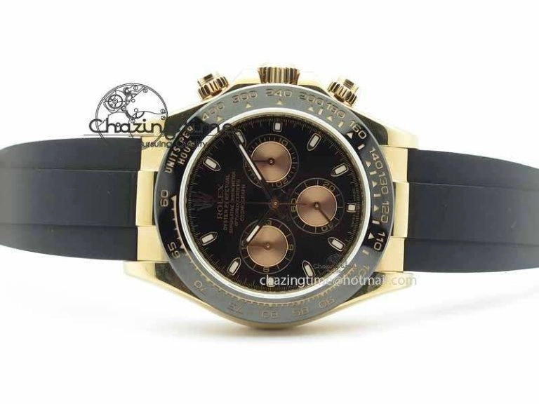 Daytona 116515 JF 1:1 Best Edition Black Dial On Black Rubber Strap A7750