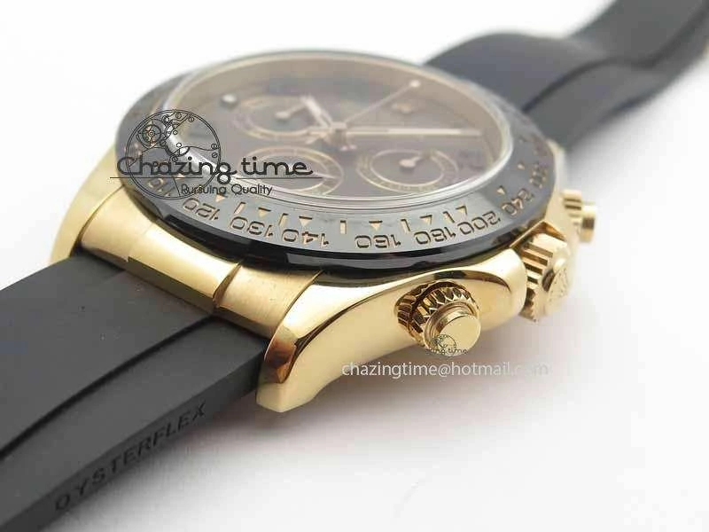 Daytona 116515 JF 1:1 Best Edition Brown Dial On Black Rubber Strap A7750