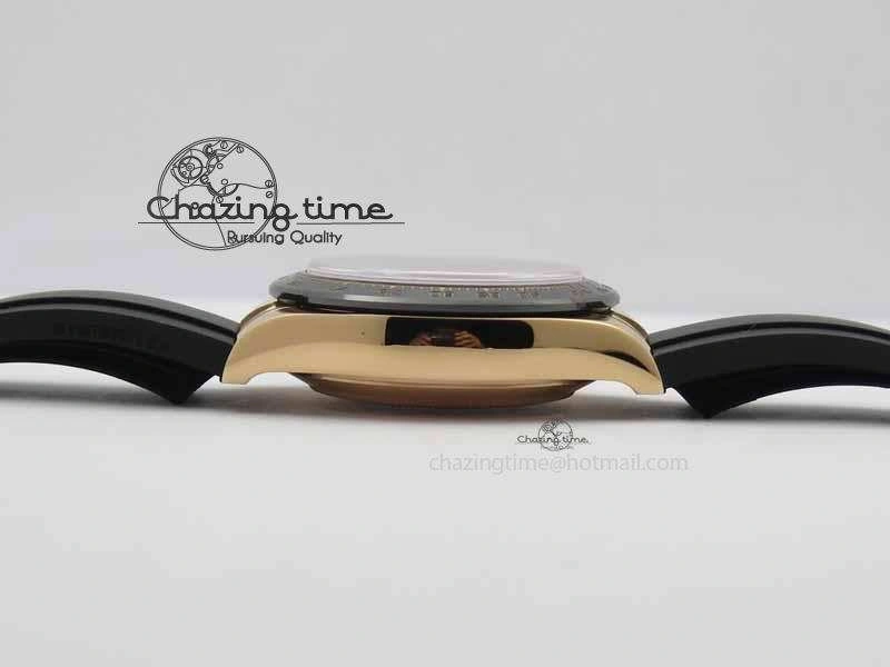 Daytona 116515 Noob 1:1 Best Edition Black RG Dial On Black Rubber Strap A7750 (Free Extra Strap)