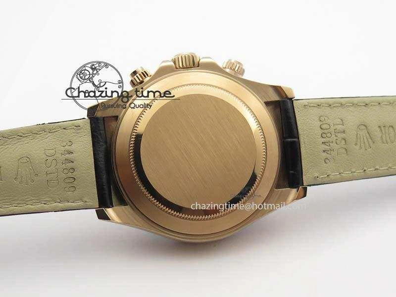 Daytona 116515 Noob 1:1 Best Edition Chocolate Dial On Black Leather Strap A7750
