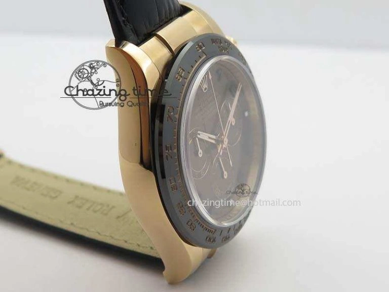 Daytona 116515 Noob 1:1 Best Edition Chocolate Dial On Black Leather Strap A7750