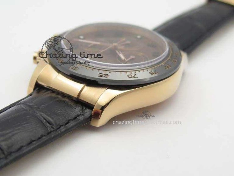 Daytona 116515 Noob 1:1 Best Edition Chocolate Dial On Black Leather Strap A7750