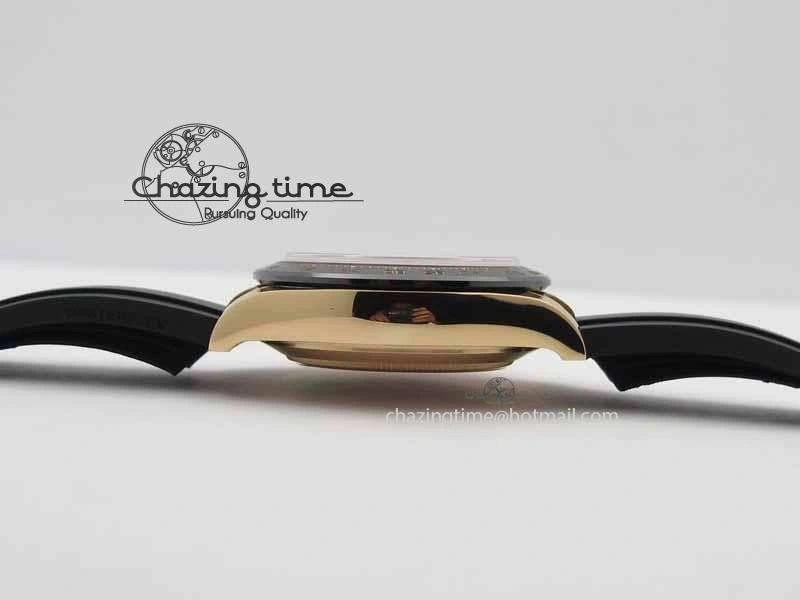 Daytona 116515 Noob 1:1 Best Edition Rose Gold Dial On Black Rubber Strap A7750(Free Extra Strap)