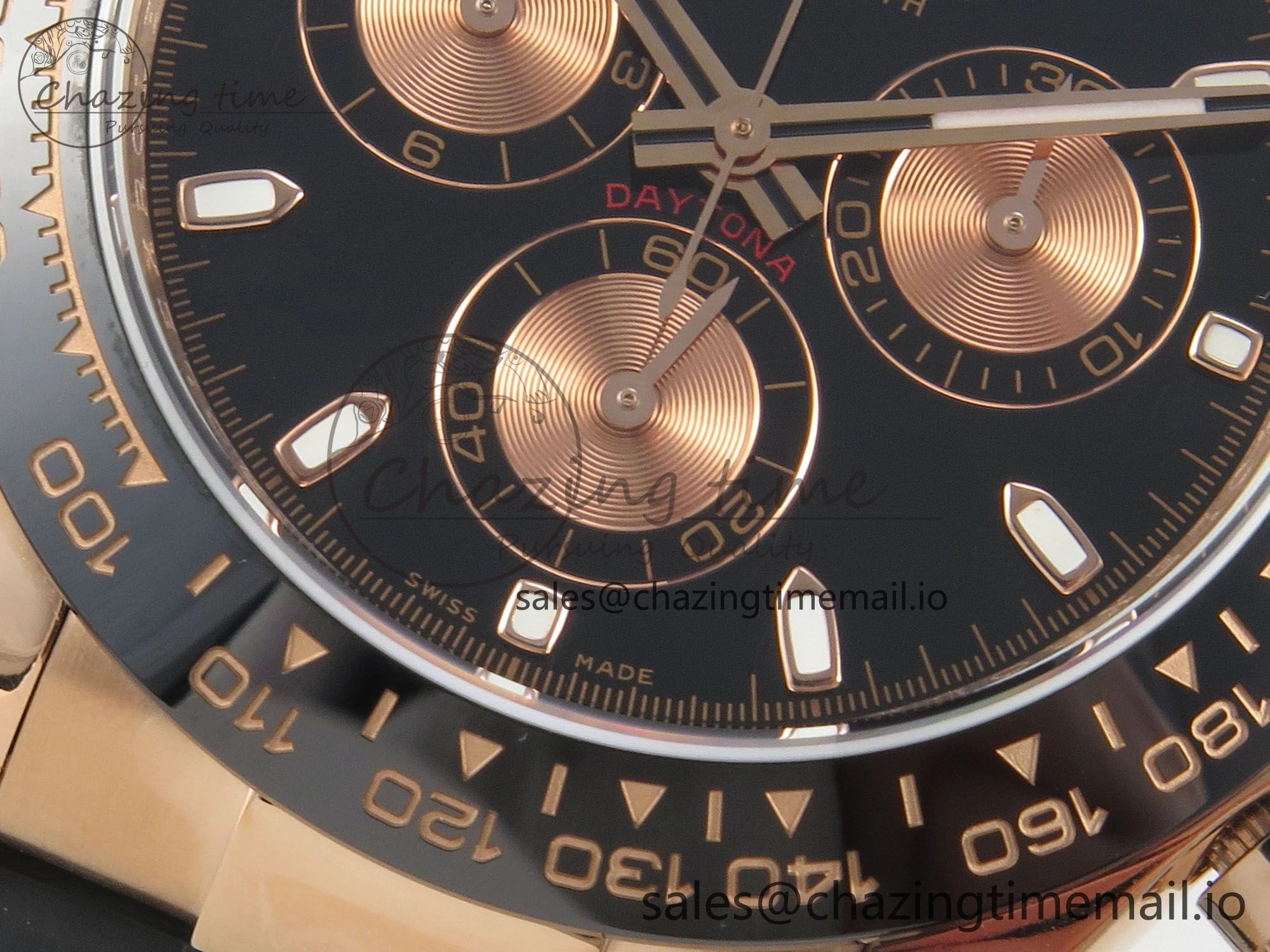 Daytona 116515 QF 1:1 Best Edition Black RG Dial on Oysterflex Strap SH4130 V11（Gain Weight）