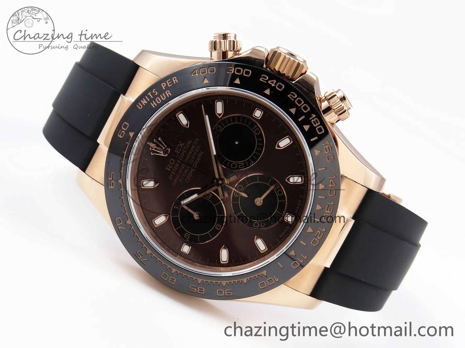 Daytona 116515 QF 1:1 Best Edition Brown Dial on Oysterflex Strap SH4130 V3 (Gain Weight)