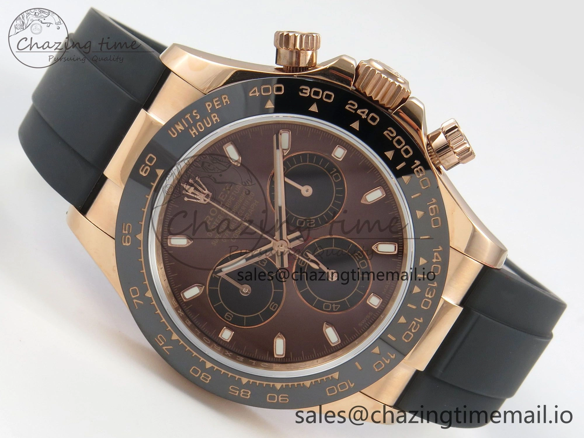 Daytona 116515 QF 1:1 Best Edition Brown Black Dial on Oysterflex Strap SH4130 V11（Gain Weight）
