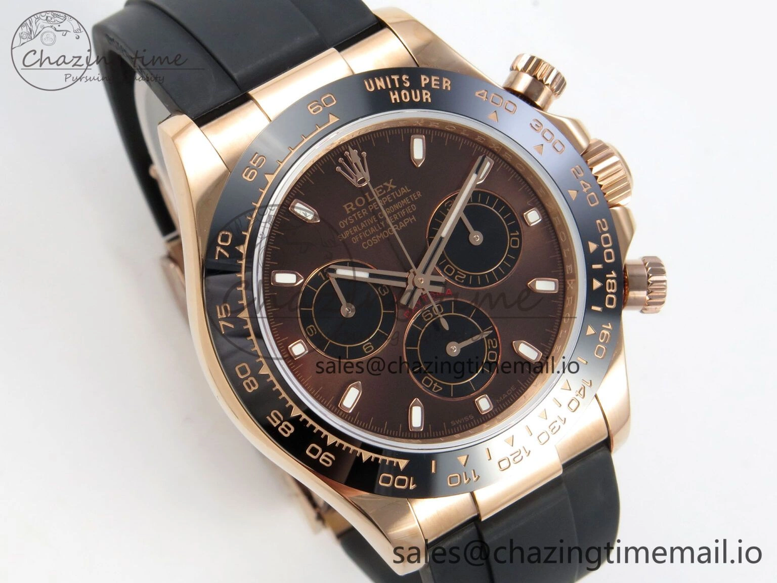 Daytona 116515 QF 1:1 Best Edition Brown Black Dial on Oysterflex Strap SH4130 V11（Gain Weight）