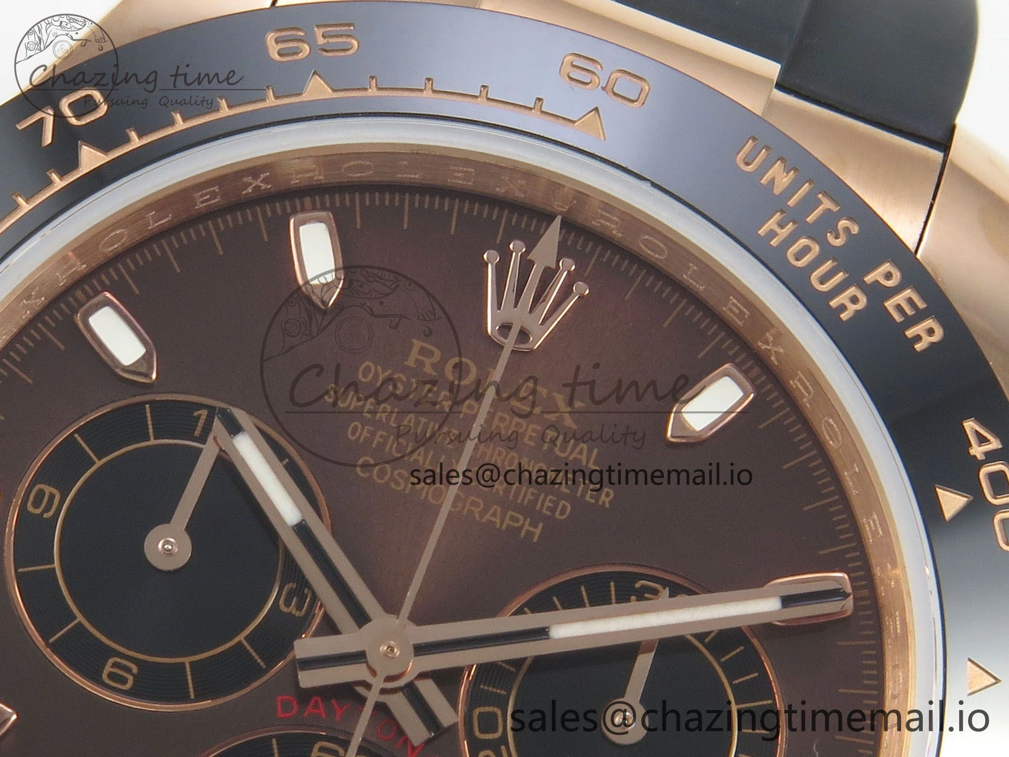 Daytona 116515 QF 1:1 Best Edition Brown Black Dial on Oysterflex Strap SH4130 V11（Gain Weight）