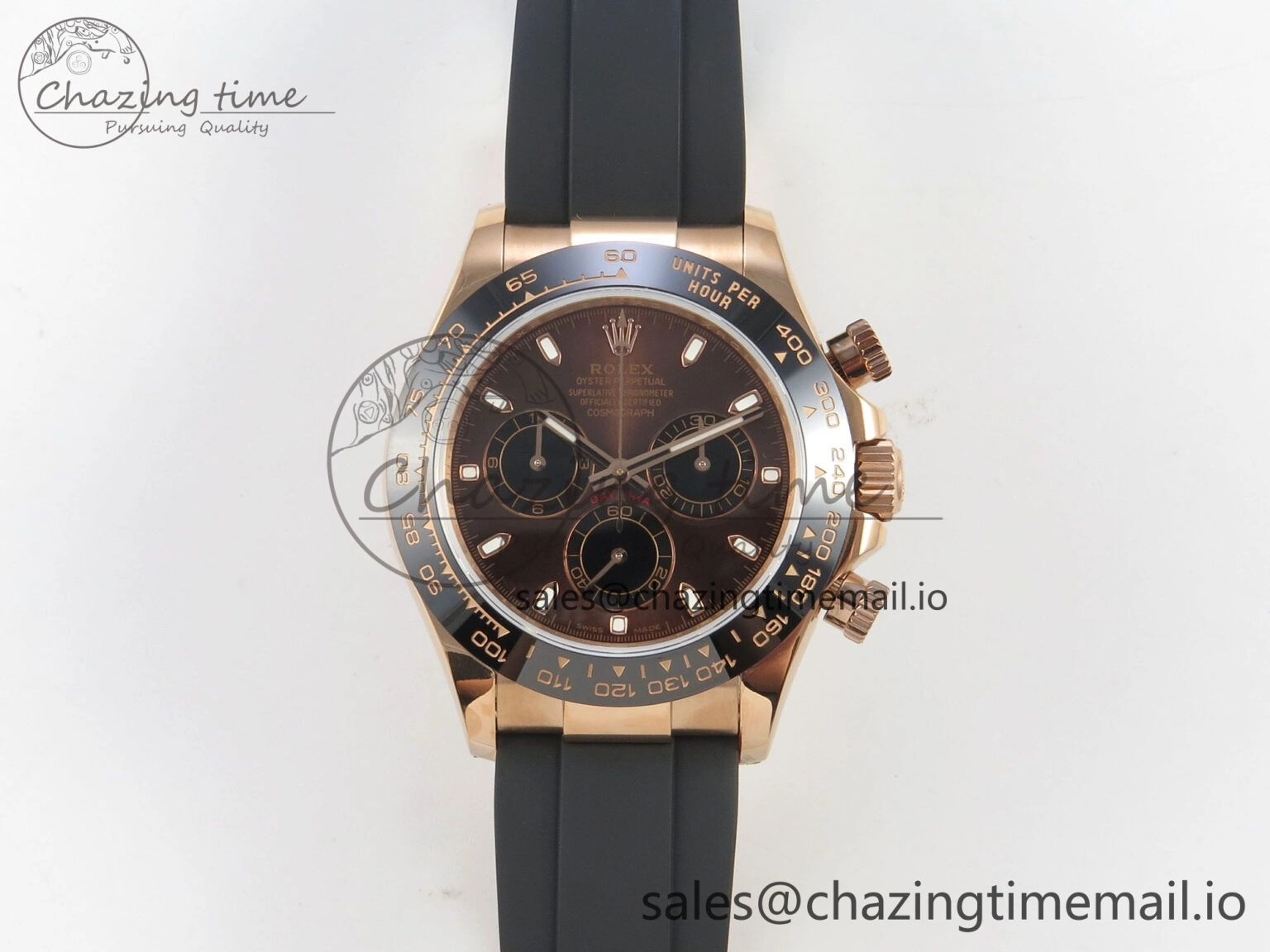 Daytona 116515 QF 1:1 Best Edition Brown Black Dial on Oysterflex Strap SH4130 V11（Gain Weight）