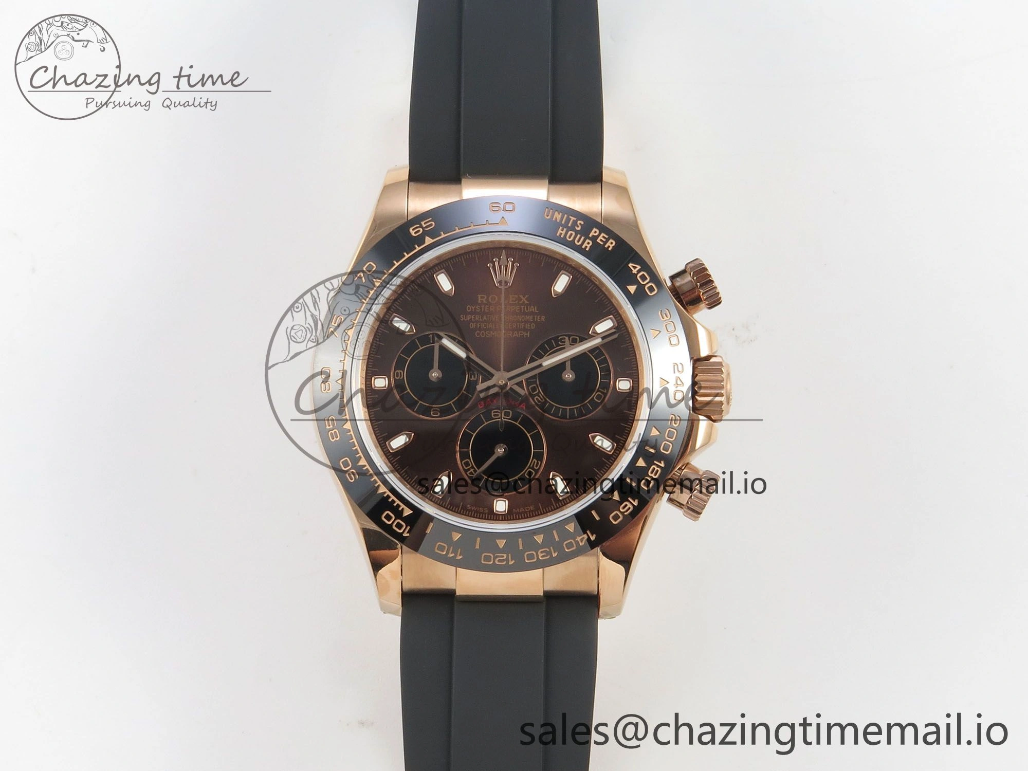 Daytona 116515 QF 1:1 Best Edition Brown Black Dial on Oysterflex Strap SH4130 V11（Gain Weight）